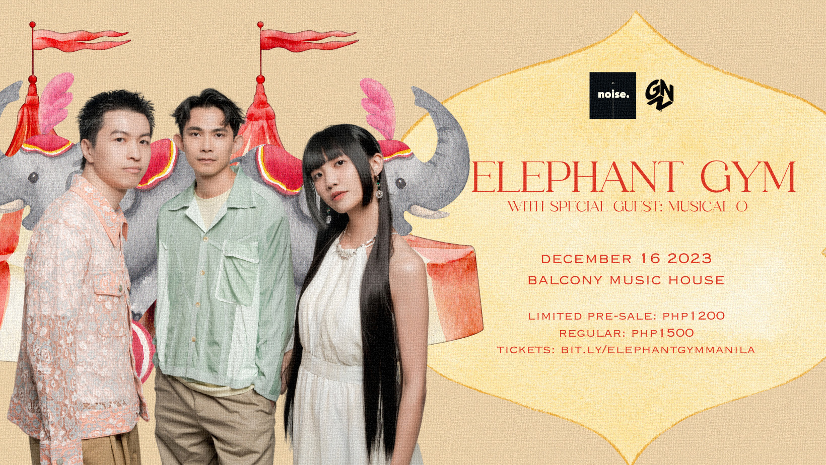 Taiwanese Math Rock Trio Elephant Gym to return in Manila this December