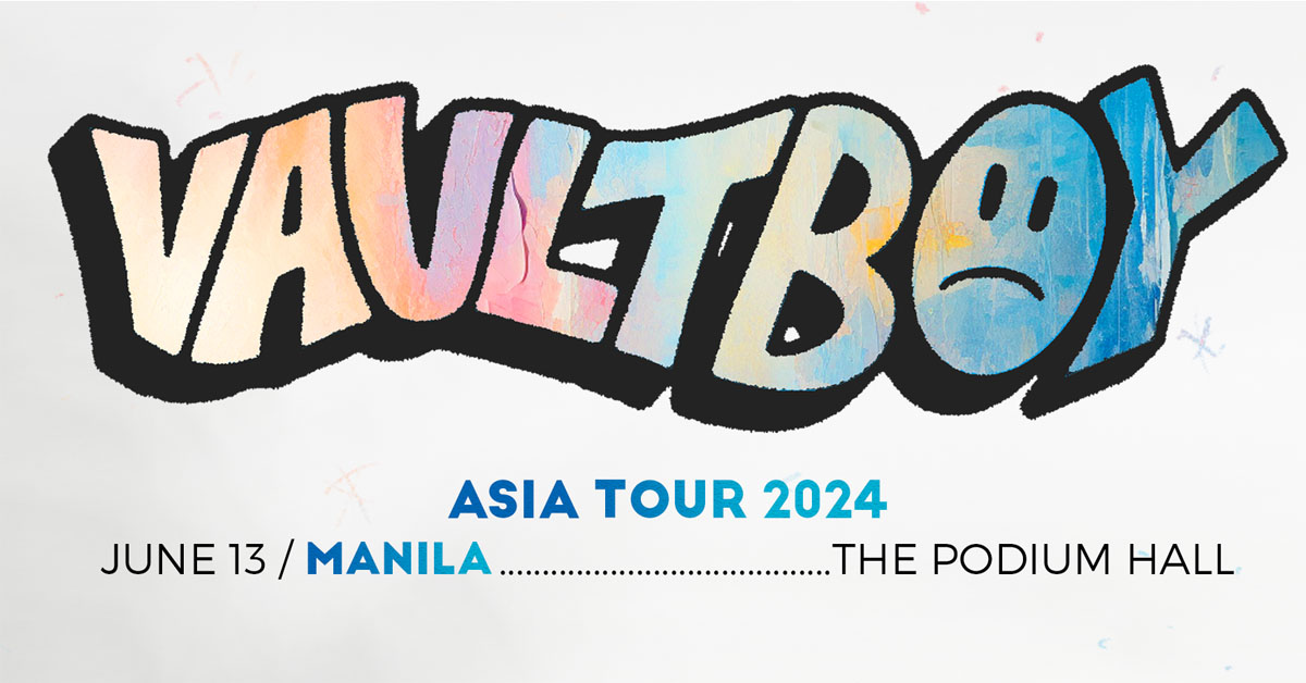 Vaultboy is coming to Manila on June 13 at the Podium Hall